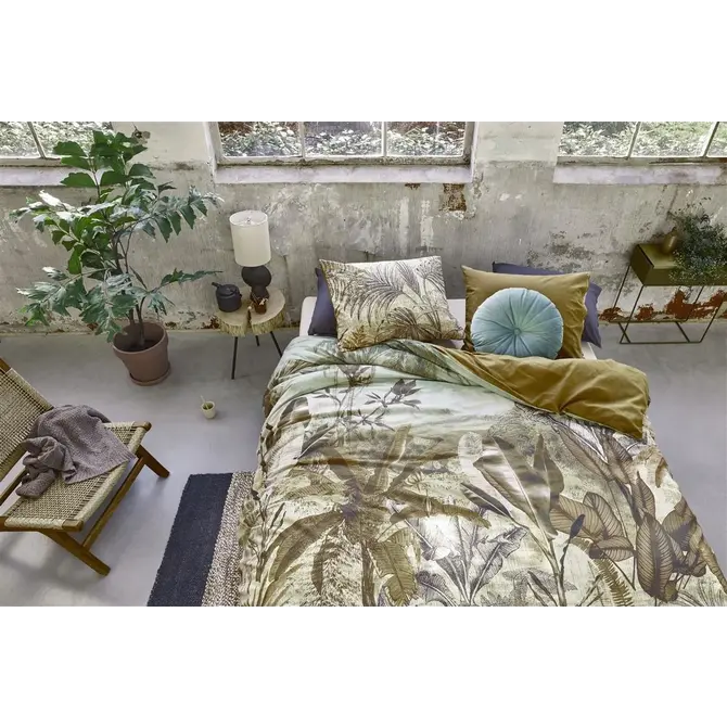 Beddinghouse Banda Housse de couette - Vert 140x200/220 cm