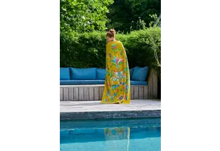 Serviette de plage Pip Studio Curio Beach Yellow 100x180