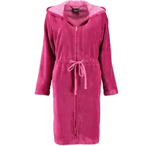 Cawö Dames Korte Badjas Capuchon 822 - Beere  44/46