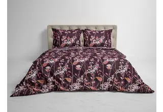 Heckett & Lane Revi Housse de couette 140x200/220 Raisin Red
