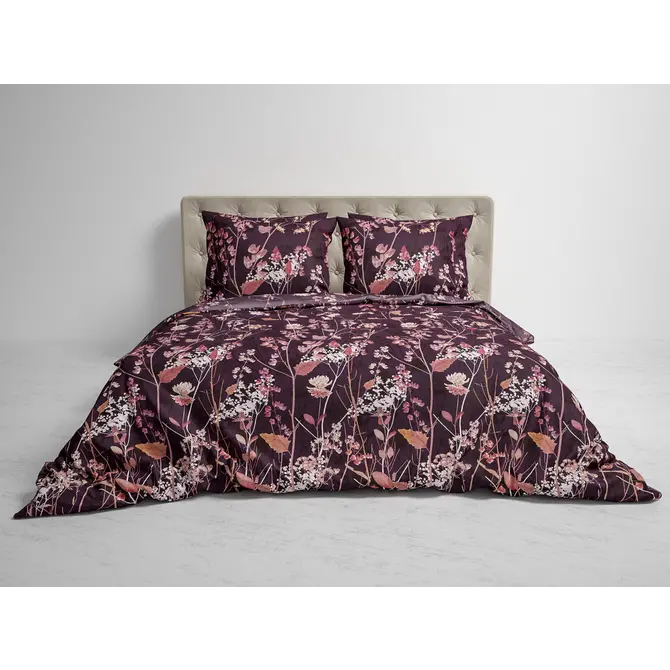 Heckett & Lane Revi Housse de couette 140x200/220 Raisin Red