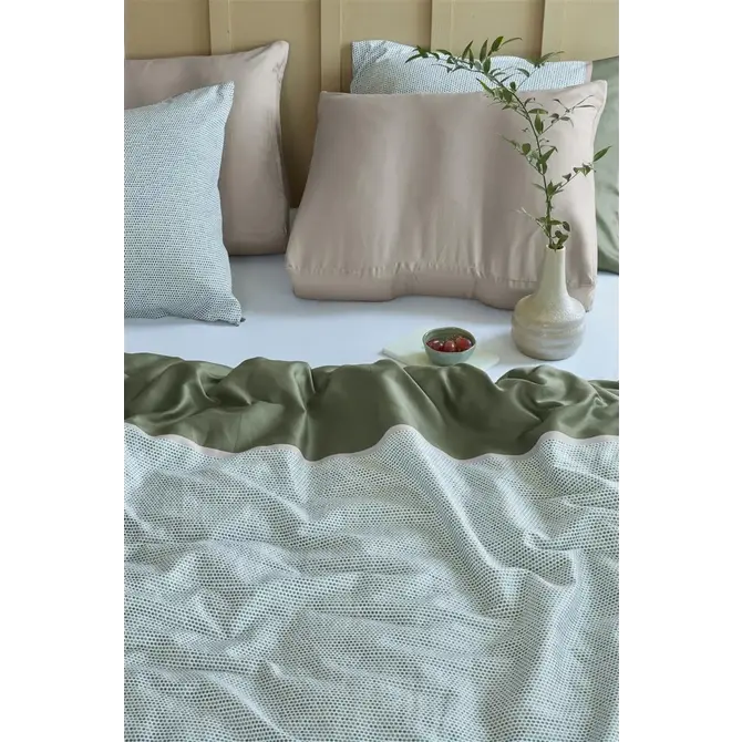 Silvana housse de couette Laurel - Green 200x200/220 cm Silvana housse de couette Laurel - Green 200x200/220 cm