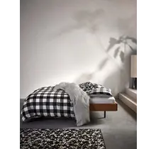 Essenza Chess Duvet Cover Anthracite 200x200/220