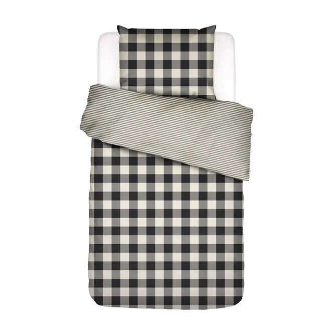 Essenza Chess Duvet Cover Anthracite 200x200/220