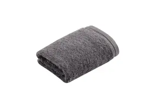 Serviette de toilette Vossen Vegan Life dunkelgrau 30x30