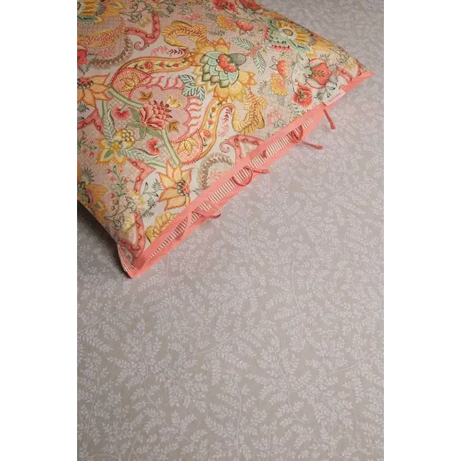 Drap-housse Leafy de Pip Studio - Khaki 100 x 200/210/220 cm Hauteur des coins : 30 cm