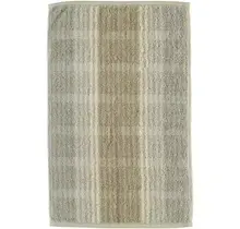Cawö Cashmere Streifen Gastendoekje Zand 30x50
