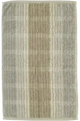 Cawö Cashmere Streifen Serviette de toilette Sand 30x50