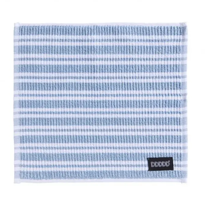 DDDDD vaatdoek Stripe pastel blue 30 x 30 cm