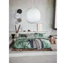 Vandyck Night Bloom Smoke Green 1-Persoons (140X200/220 + 1 Sloop)