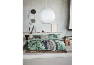 Vandyck Night Bloom Smoke Green 1-Persoons (140X200/220 + 1 Sloop)