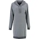 Cawö Cawö Dames Lange Hoodie 818 Anthrazit  XS