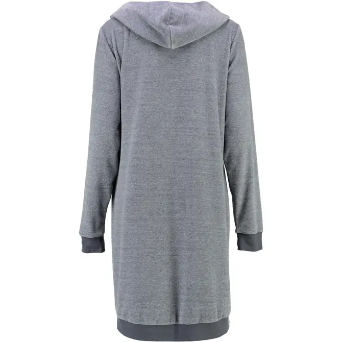 Cawö Dames Lange Hoodie 818 Anthrazit  XS Cawö Dames Lange Hoodie 818 Anthrazit  XS