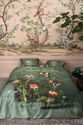 Essenza Ficaria Housse de couette Greenish 140x200/220