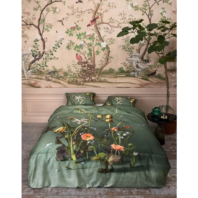 Essenza Ficaria Dekbedovertrek Greenish 140x200/220
