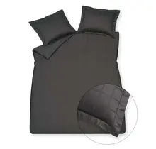 Vandyck Home 78 Check 300Tc Taie d'oreiller (60x70) off black