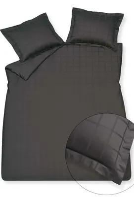 Vandyck Home 78 Check 300Tc Kussensloop (60x70) off black
