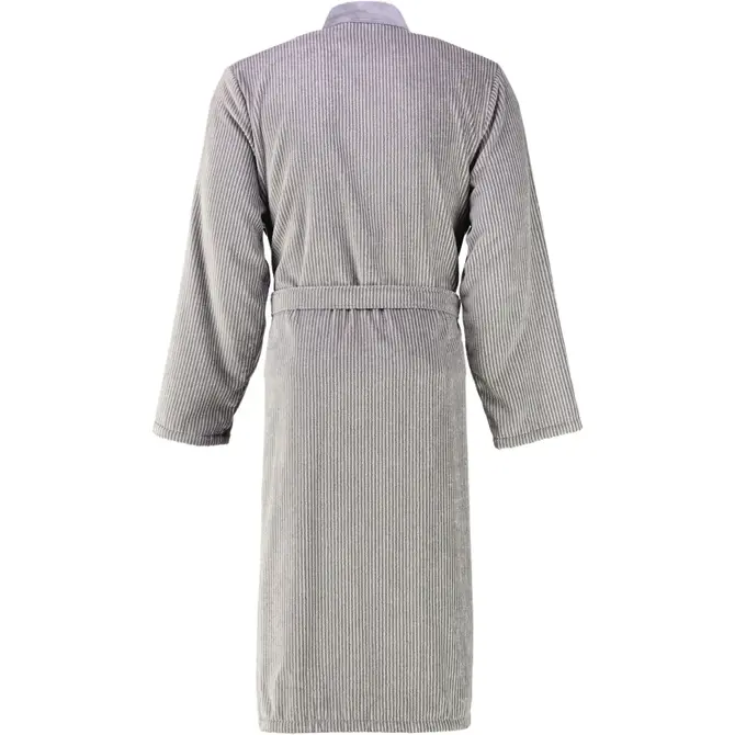 Cawö Heren Badjas 5840 Velours Kimono Stein 54 Cawö Heren Badjas 5840 Velours Kimono Stein 54