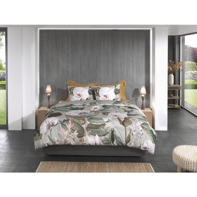 Heckett & Lane Botanico Housse de Couette 200x200/220 Vert