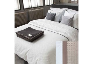 Dommelin Enveloppe de couette Bari Percal 200TC Kaki-Nutmeg 200x200/220 cm