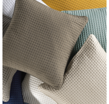 Housse de Coussin Dommelin Bari Coton Kaki 50x50 cm