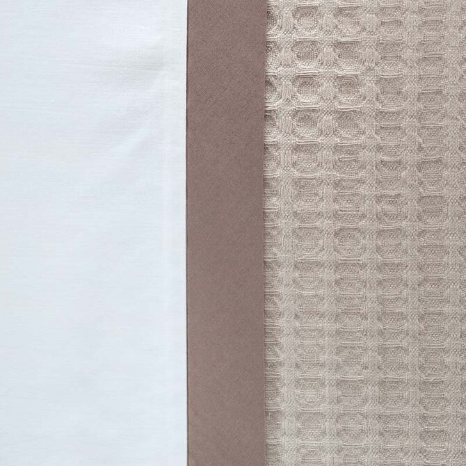 Housse de Coussin Décorative Dommelin Bari Coton Kaki 60x70 cm