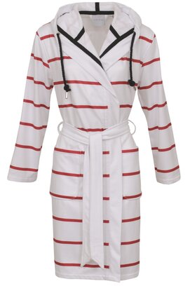 Carl Ross peignoir pour femmes 561310 blanc/bleu nuit 36/38