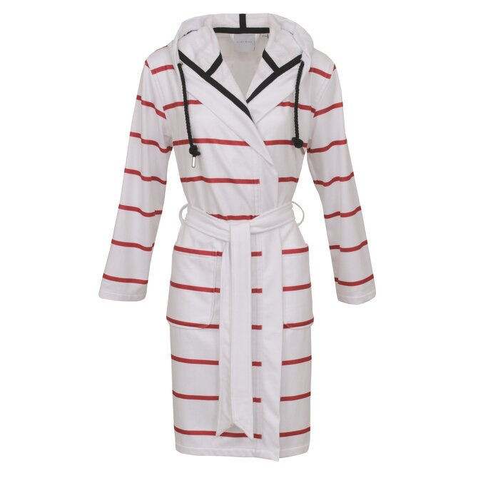 Peignoir pour femmes Carl Ross 561310 blanc/bleu nuit 36/38