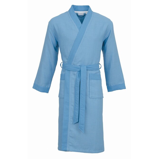Carl Ross Peignoir 26100 cobalt/blanc cassé S