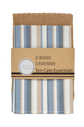 Ten Cate Essentials Ensemble de cuisine Rayure beige