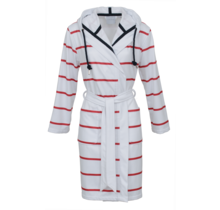 Carl Ross peignoir pour femmes 560310 blanc/rouge profond 44/46