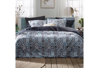 La housse de couette De Witte Lietear Azula Oxyde 200x200/220