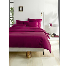 De Witte Lietear dekbedovertrek Olivia Beet Red 140x200/220