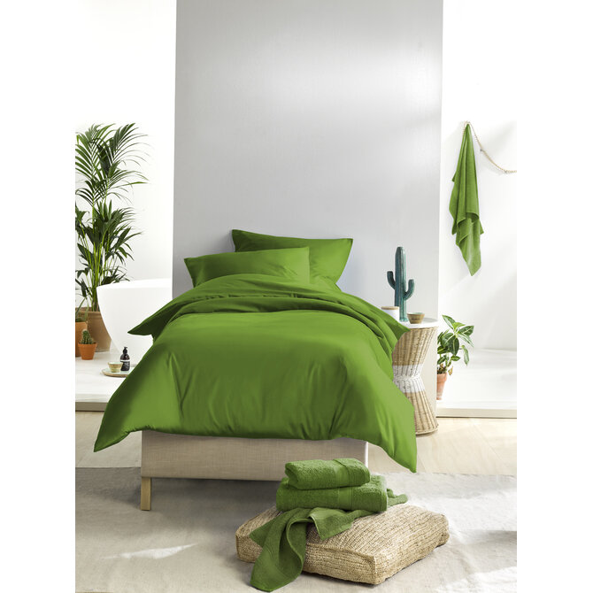 De Witte Lietear dekbedovertrek Olivia Cactus 200x200/220 De Witte Lietear dekbedovertrek Olivia Cactus 200x200/220