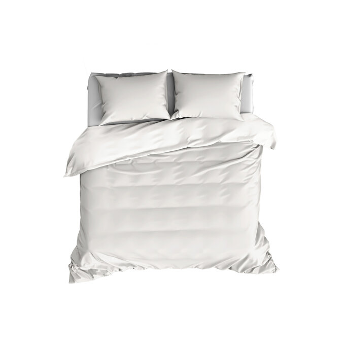 De Witte Lietear dekbedovertrek Olivia Wit 240x200/220 De Witte Lietear dekbedovertrek Olivia Wit 240x200/220