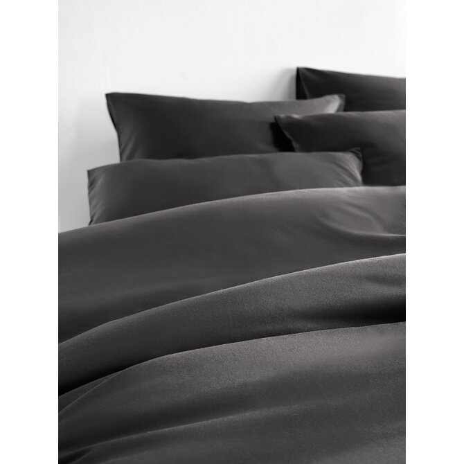 Housse de couette De Witte Lietear Olivia Ébène 200x200/220