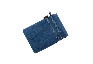 Gant de Toilette Vossen Cult de Luxe 4690 Bleu Foncé 16x22