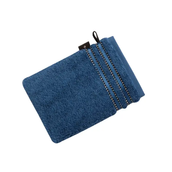 Gant de Toilette Vossen Cult de Luxe 4690 Bleu Foncé 16x22