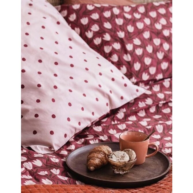 Covers & Co Tulip Mania Dekbedovertrek Red 200x200x220