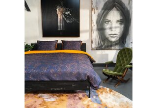 Kayori Housse de Couette Shinjo 200x200/220 Bleu