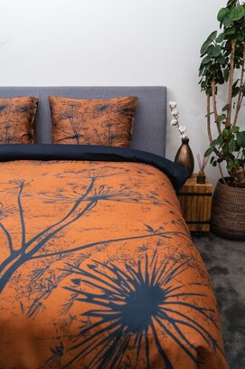 Kayori Housse de Couette Botan 140x200/220 Marron