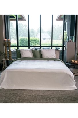 Kayori - Izakaya - Housse de couette - Tencel lavé - 200x200/220 - Blanc