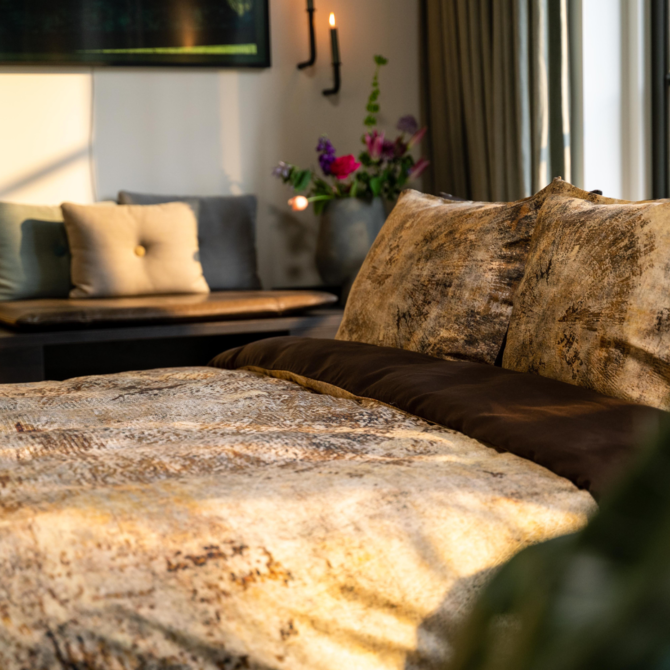 Kayori Kodo Housse de couette Chanvre 200x200/220 Naturel