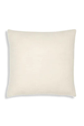 Kayori Tibet   Taie d'oreiller avec fermeture éclair   Lin   50x50   Blanc cassé