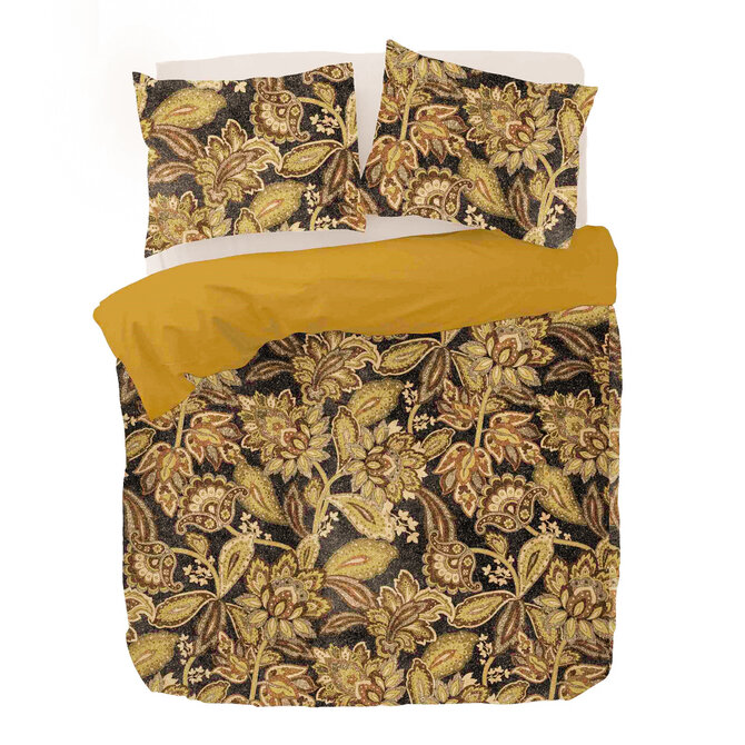 Kayori Isao - Housse de couette - Satin de coton Pima - 240x200/220 - Or