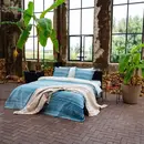 Kayori Kayori Goko Housse de Couette Satin de Coton 140/200-220 Bleu