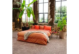 Kayori Goko Dekbedovertrek Katoensatijn 200/200-220 Rood