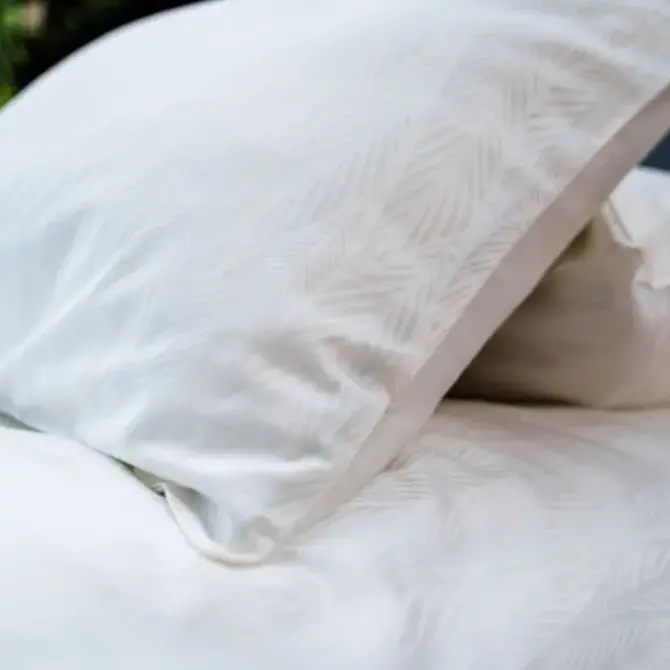 Kayori Chika Housse de Couette Tencel 200/200-220 Blanc