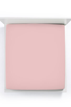 Bella Donna Alto Drap-housse pour sommier tapissier Deux personnes vieux rose-0565 140x200-160x220