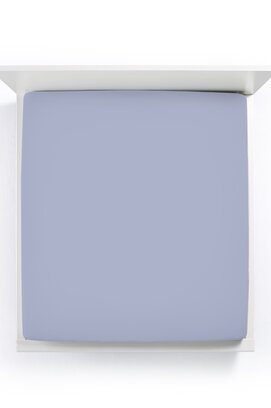Bella Donna Alto Drap-housse pour sommier tapissier Deux personnes bleu jean-0211 140x200-160x220